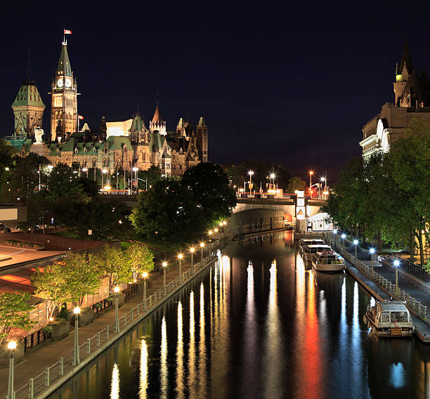 Parliament buildings near the workshop location